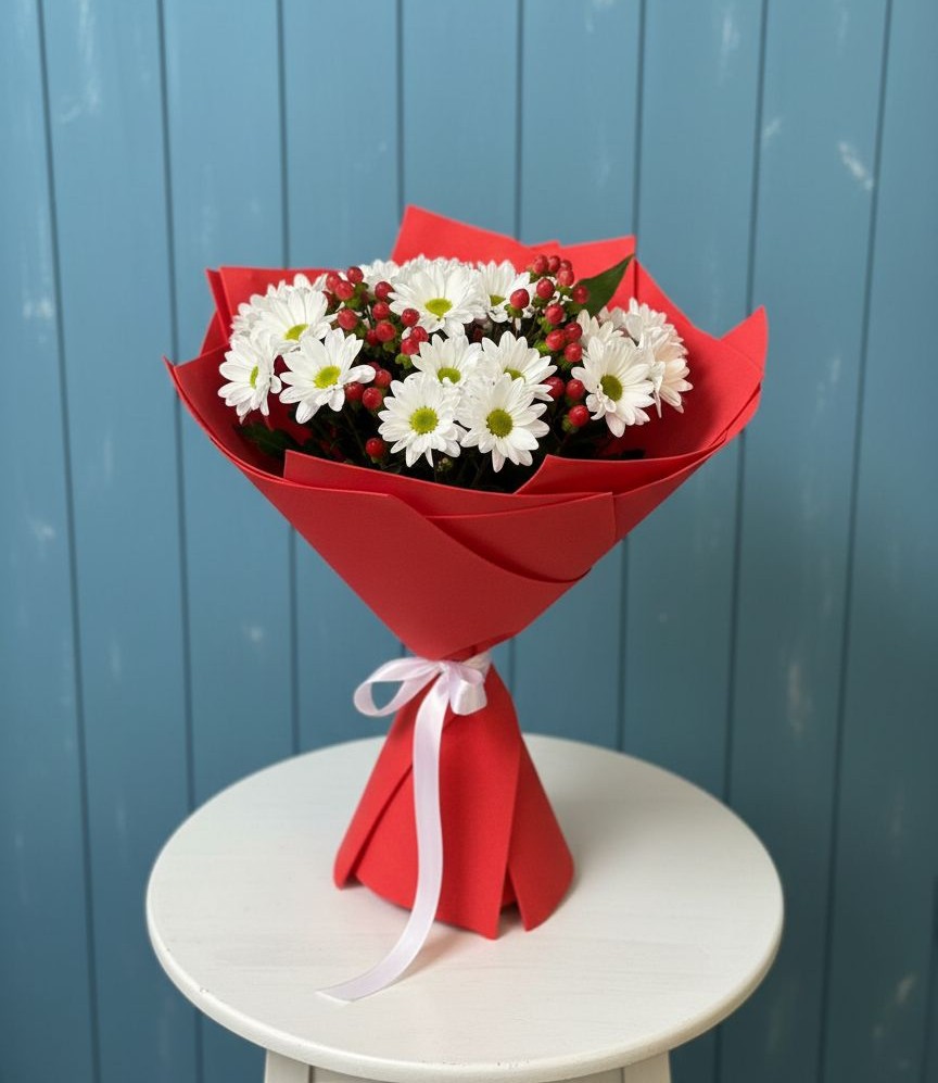 Букет цветов из: Хризантемы в Агирише