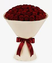 Букет 101 Бордовая роза Блэк Бакарра в Агирише