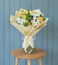 Букет цветов из:  Хризантемы и Розы #REPLACE_PRED# Агирише