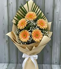 Букет цветов из:  Герберы #REPLACE_PRED# Агирише